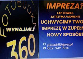 Wynajem FOTOBUDKA 360\Wesela\Studniówki\Imprezy Firmowe