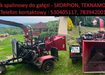 Rębak spalinowy do gałęzi Scorpion, Teknamotor.