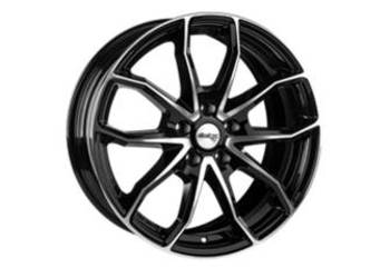 FELGI Alkatec RX10 Black Polished Grupa VAG+ Nowe opony GOODYEAR dot 4723
