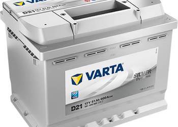 Akumulator Varta Silver D21 61Ah 600A Gdańsk Wymiana Gratis!