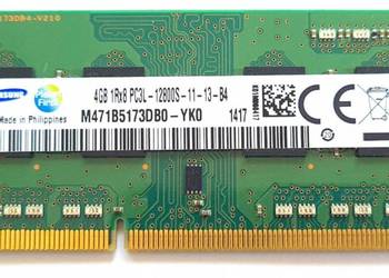 RAM SAMSUNG 4GB PC3L-12800S DDR3-1600 1600MHz PC3