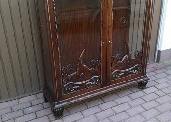 Witryna Biblioteka Serwantka Dębowa Stara Antyk Po Renowacji Okazja.