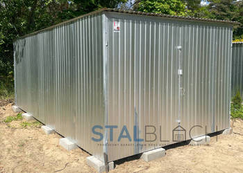 Garaż blaszany 3x5 II GATUNEK