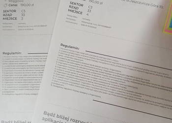 Mam do sprzedania bilety na kabaret w Mrągowie