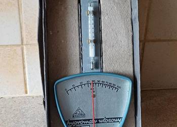 vintage higrometr z termometrem PRL