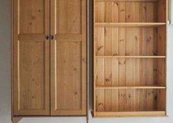 szafa IKEA HEMNES - PAX - LEKSVIK - drewno - regaly - komoda