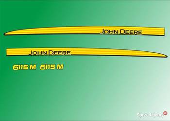 naklejki john deere 6115M