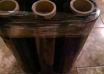 Folia stretch ręczna czarna 2,5kg 6 rolek okazja