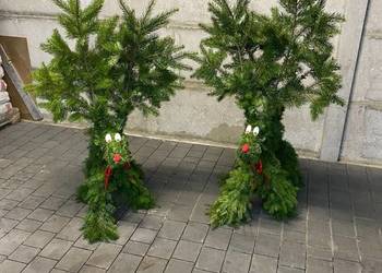 Renifer z jodły żywej pachnącej. Duży