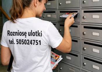 Rozniosę ulotki reklamowe