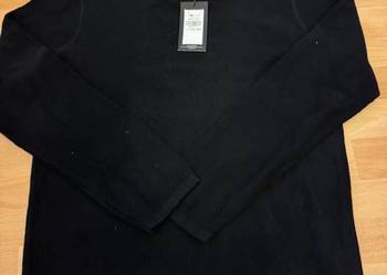 Sweter męski L Carry z bawełny nowy z metką czarny klasyczny model