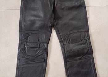 Damskie spodnie motocyklowe skóra naturalna