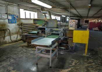 GOMA Linia do produkcji klejonki, linia do łączenia na mikrowczepy
