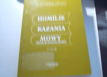 Homilie kazania mowy tom IX  / js