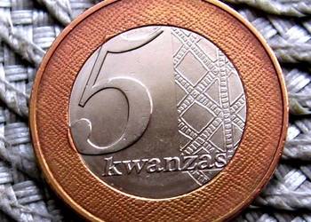 Angola 5 Kwanzas 2012r--Ładna