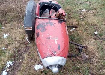 Motocykl panonia z 60 lat z koszem