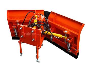 Pług do śniegu strzałkowy 150 cm, hydrauliczny, z płytą montażową 4FARMER