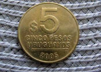 Urugwaj 5 Peso 2005r
