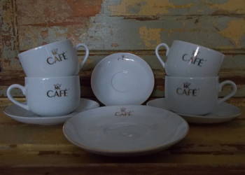 Piękny Zestaw Porcelanowy-MK Cafe-Lata PRL-Vintage