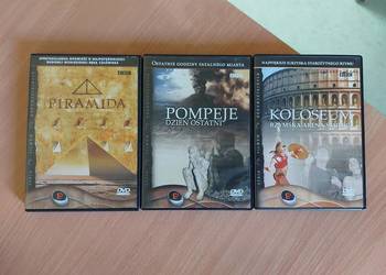 3 filmy dvd bbc studia Printel: Piramida, Pompeje i Koloseum