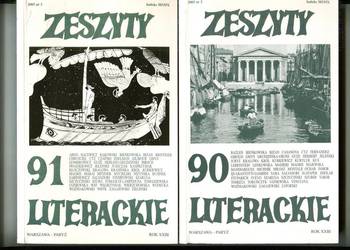Zeszyty Literackie 90 Rok XXIII + 91 Rok XXIII