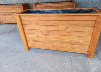 Doniczki  ogrodowe  drewniane 90 cm