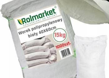 Worki białe polipropylenowe BIAŁY worek 15kg 25kg 50kg Mąka zboże MIX