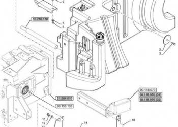 New Holland T6070 Pokrywa 47951443