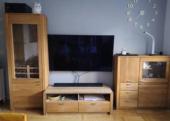 Regał, komoda, szafka - zestaw mebli z litego drewna - Chantal