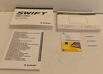 SUZUKI SWIFT VII MK9 KSIĄŻKA INSTRUKCJA WERSJA ANGIELSKA