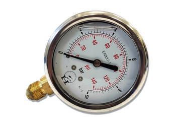 Manometr Hydrauliczny CIŚNIENIOMIERZ 0 - 6 BAR [3567]