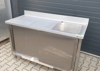 Zlew Gastronomiczny Drzwi Suwane Nowy 140/60/85