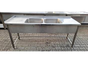 ZLEW 2 KOMOROWY Z BLATEM -195/70/85 CM - M.552.