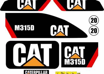 NAKLEJKI NA MASZYNĘ CAT M315D M316D CATERPILLAR