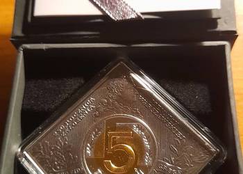 250 ROCZNICA ZAŁOŻENIA MENNICY WARSZAWSKIEJ 5 ZŁ Z 2016 R.
