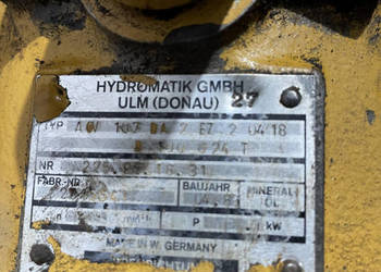 Silnik hydrauliczny pompa jazdy - Hydromatik A6V 107 DA A6V107