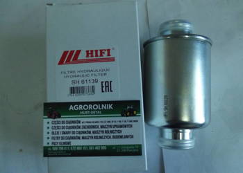 Filtr hydrauliczny SH 61139 CASE, CLAAS, RENAULT, JONH DEERE