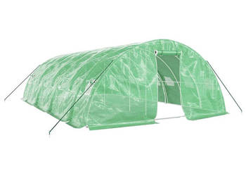 Szklarnia ze stalową ramą zielona 40 m² 8x5x23 m WM-3188085