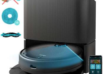 Cecotec Robot Odkurzacz z Bazą Automatycznego Opróżniania i Obracającymi