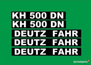 naklejki deutz fahr kh 500 dn