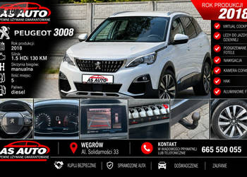 Peugeot 3008 1.5HDi 130KM Allure /Virtual/LED/Pod.Fotele/Półskóry/Navi/Alu…
