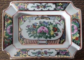 Chińska popielniczka porcelanowa / chińska porcelana / Chiny / vintage