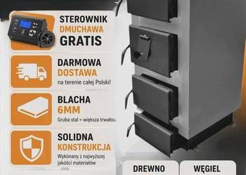 Piec 25kW Drewno węgiel miał Kocioł Zasypowy 5 Klasa