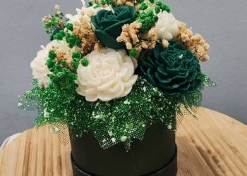 Flower Box butelkowa zieleń