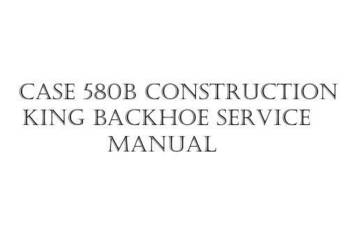 Case 580B instrukcja napraw