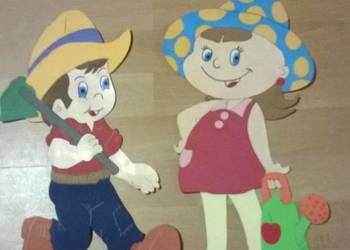 Dekoracje dwustronne okienne wiosenne z brystolu. tel: 504 102 444