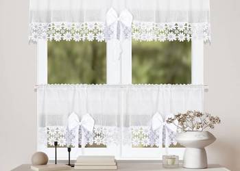Firana do kuchni FIRANY Zazdrostki firanki gipiura