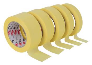 Taśma maskująca PLUS 80C żółta 36mm 45m APP