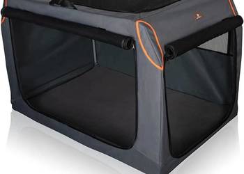 Knuffelwuff Składany Transporter dla psów z aluminiową ramą 91x61x58