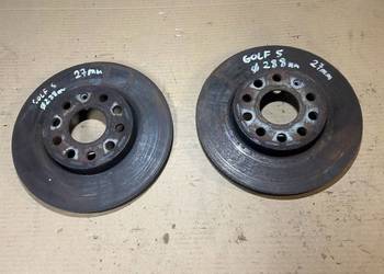 Tarcze hamulcowe przód golf 5 1.9tdi 288mm